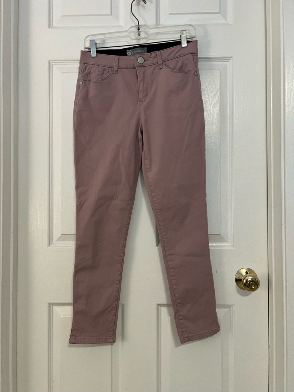 Wit & Wisdom Mauve Straight-Leg Capri Pants